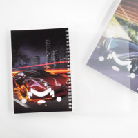 Cahier à spirales personnalisé imprimé, format A5, reliure spirale, couverture en PP, pour usage scolaire, avec logo personnalisé pour les étudiants arabes
