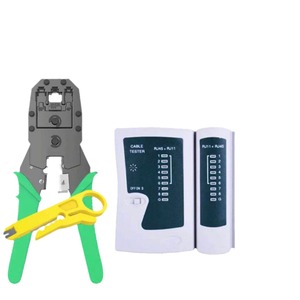 Outil de sertissage réseau 3-en-1 Baoxun 6P8P RJ45 avec testeur de câble et batterie pour câbles Ethernet et téléphoniques - Product Image 5