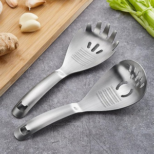 Cuchara de Cocina de Acero Inoxidable 304, Espátula Ranurada, Triturador de Patatas, Separador de Yemas de Huevo Crudas, Utensilio de Cocina Multifuncional - Product Image 6