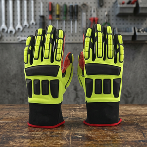 Guantes Mecánicos de Seguridad Resistentes a Impactos GRIP WEARS, Precio al por Mayor, 10mil, Antideslizantes, Material TPE de Alta Calidad, Resistentes al Calor - Product Image 4