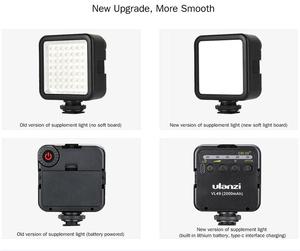 Ulanzi VL49 Mini luce Video LED 6W 5500K illuminazione fotografica 2000mAh batteria integrata slitta a freddo 1/4 S per telefono e alimentazione - Product Image 4