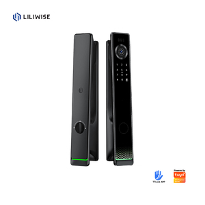 Liliwise Auto Ttlock Tuya Smart Electronic Door <b>Locks</b> 3D Face Recognition Doorbell Odm Smart <b>Lock</b> With Camera and Fingerprint - Product Image 1