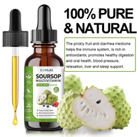 Produit phare : Liquide multivitaminé au corossol, extrait pur de feuilles et de fruits de corossol, gouttes de vitamine C, compatible OEM
