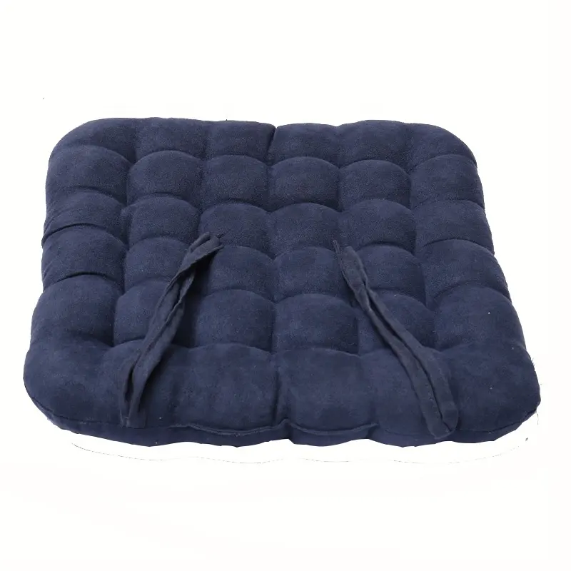 Almohadillas para asiento de sofá, cojín azul sólido para asiento de oficina, gran oferta