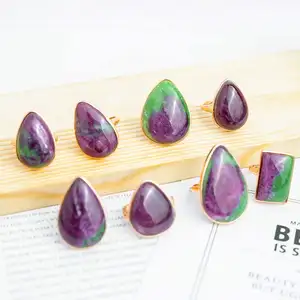 Robin Crystal factory ruby zoisite gemstone crystal stone ring