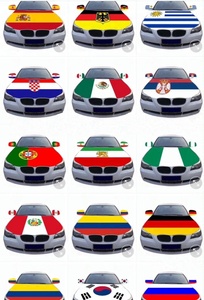 Drapeau <span class=keywords><strong>Iran</strong></span> décoratif personnalisé, drapeau de couverture de capot de voiture - Product Image 4