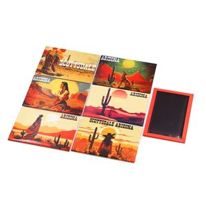 Manufacturer Wholesale 3*2Inch Refrigerator 2 Inch Metal Tin Plate <b>Fridge</b> Magnet - Product Image 5