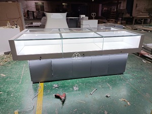 מותאם אישית סגנון מודרני מציג תצוגה ראווה באמצע שולחן תצוגה מואר - Product Image 4