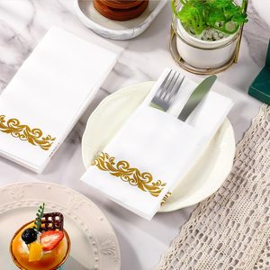 ผ้าเช็ดปากสีขาวแบบใช้แล้วทิ้งสำหรับงานปาร์ตี้หรืองานแต่งงาน - Product Image 3