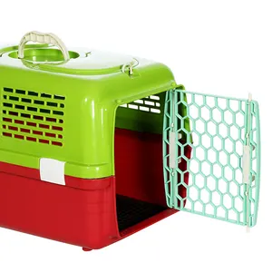 682 # Outdoor Travel Cat Box Houses Durable Portable Plastic Pet Dog Litière Box Carriers Cages