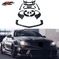 Kit carrosserie large style LB pour Mercedes Benz C63 W204 : pare-chocs avant, ailes, jupes latérales, diffuseur arrière – Pièces de mise à niveau