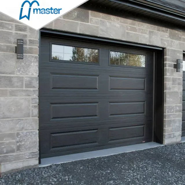 Master Well-puerta de garaje plegable por secciones, puerta de garaje eléctrica moderna de alta calidad a buen precio