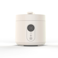 Cuisinière électrique intelligente à pression de 2,5 L, 600 W, cuisinière multifonction à commande tactile avec écran LED et couleur réglable