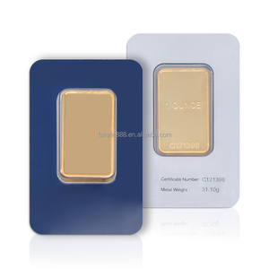 Venta al por Mayor <span class=keywords><strong>de</strong></span> Fábrica, Se Acepta Diseño Personalizado Gratuito, Lingote <span class=keywords><strong>de</strong></span> <span class=keywords><strong>Oro</strong></span> No Magnético <span class=keywords><strong>de</strong></span> 1 Gramo a 1 <span class=keywords><strong>Kilo</strong></span>, Barra Chapada en <span class=keywords><strong>Oro</strong></span> - Product Image 2