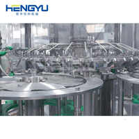 Machines de remplissage de lait pasteurisé UHT en bouteille PET OEM, machine d'emballage de jus de fruits