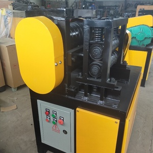 Machine de redressage de barres d'armature robuste avec corps en fonte pour le recyclage des métaux, livraison directe usine - Product Image 3