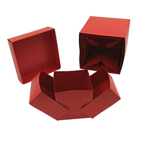 Boîte surprise en forme de cœur personnalisée, créative, haut de gamme, écologique, boîte cadeau multicouche rouge, Saint-Valentin, anniversaire