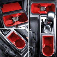 Doublure intérieure en silicone personnalisée pour Tacoma 2016-2023 Console centrale Porte-gobelet Silicone Pad Porte Paquet Silicone Pad