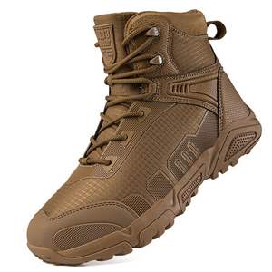 <span class=keywords><strong>Botas</strong></span> tácticas transpirables ajustables con punta redonda con tela suave para entrenamiento táctico - Product Image 1
