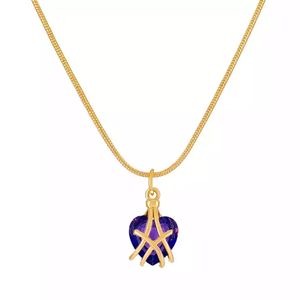 Collier en or massif avec château <span class=keywords><strong>de</strong></span> diamant en acier inoxydable, pendentif en cristal, cœur, princesse, anniversaire <span class=keywords><strong>de</strong></span> 12 mois - Product Image 5