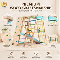 LM KIDS Outdoor Jungle Gym pour enfants Montessori Triangle d'escalade Fidget Sensory Toys Jungle Gym pour adultes Cadre d'escalade