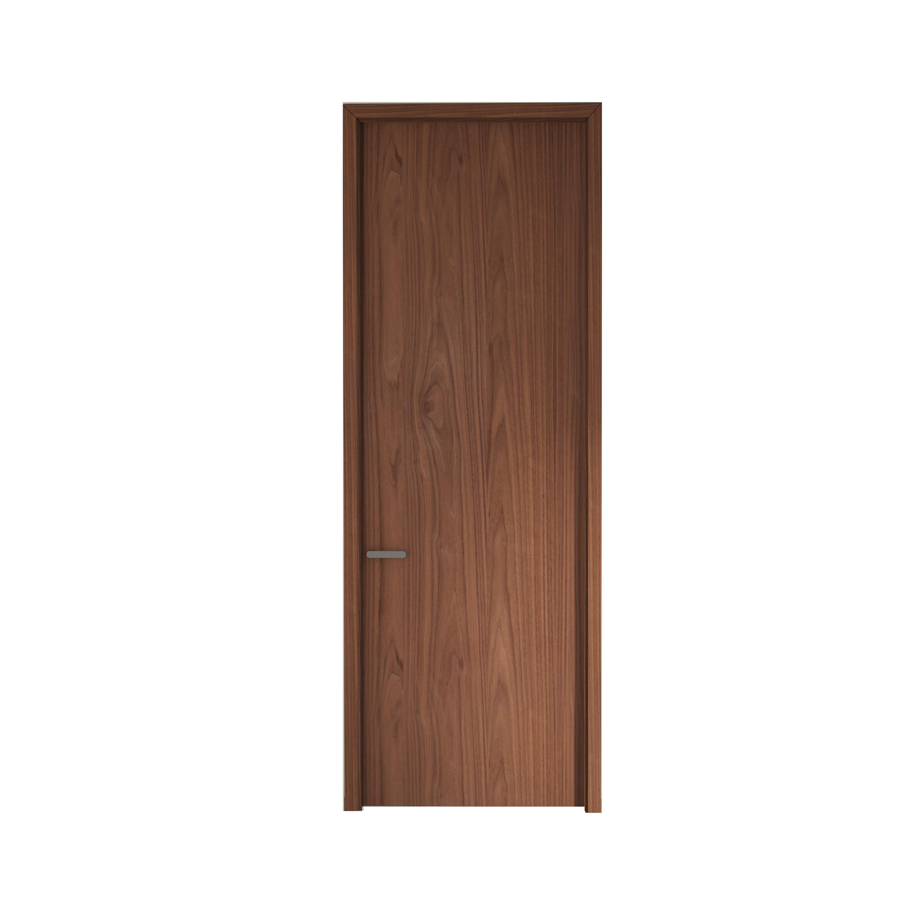 Black walnut natural wood veneer flat inside open inside