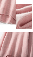 Pull Femme Cachemire Col Haut Pull Cachemire Rose Pull Femme Luxe Pull Laine Cachemire