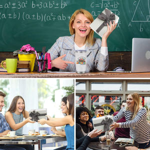 Los Mejores Regalos de Agradecimiento para Maestros Vaso Térmico Aislado de 20 OZ para el Día del Maestro Calcetines Divertidos <span class=keywords><strong>Cesta</strong></span> de Regalo de Agradecimiento para Profesor - Product Image 3