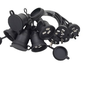 Enchufe de extensión con 3 tomas de corriente, 10A, 110V, ABS, regleta de seguridad para uso doméstico - Product Image 5