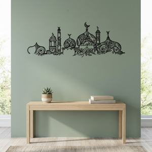 Calcomanía Decorativa de Pared Islámica con Diseño Tradicional de Mezquita, Impresión en Papel, Decoración para el Hogar, Forma Irregular - Product Image 4