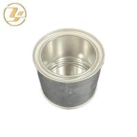 Boîte en fer blanc ronde vide de 250 ml avec couvercle à levier, conteneur métallique en fer blanc pour l'emballage de bougies, de peinture et de cire