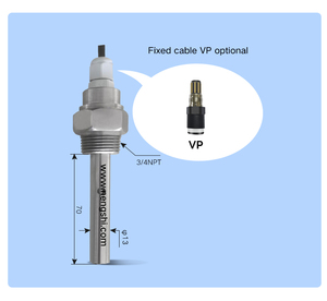 Sensor de conductividad de electrodo TDS nuevo industrial en línea 4-20ma Sonda de conductividad de sensor EC de agua analógica - Product Image 3
