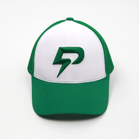 Gorra de Béisbol de Malla Bicolor Personalizada OEM con Logotipo Bordado en Relieve, Cierre de Plástico con Broche a Presión, Gorra Deportiva de 6 Paneles, Color Personalizado de Fábrica