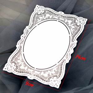 Hollow Out Pearlescent Paper Greeting <b>Card</b>, Lace Edge Die Cut <b>Card</b> for Journal Notebook, <b>Wedding</b> <b>Table</b> <b>Card</b>,Wholesale <b>Cards</b> - Product Image 3