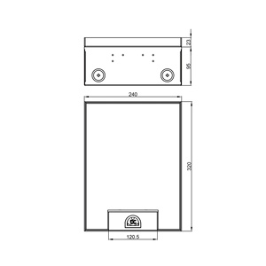 Caja Eléctrica Empotrada en el Suelo con Tapas de Acero Inoxidable para Acceso Moderno a la Energía - Product Image 6