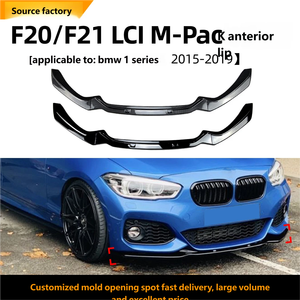 Divisor delantero de labio delantero/Kit de parachoques de alerón aerodinámico-Accesorios de modificación exterior para <span class=keywords><strong>BMW</strong></span> 1 Series F20 F21,2015-2019 - Product Image 2