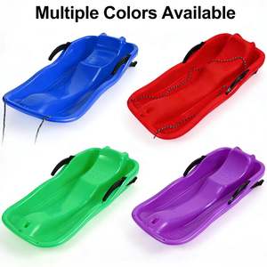 Vente en gros d'usine, luges en plastique colorées écologiques pour l'extérieur, tout-terrain, robustes, durables, personnalisables pour le ski. - Product Image 1