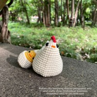 Kit de crochet DIY transfrontalier pour poupées, animaux et dessins animés, en coton au lait à quatre brins, avec tutoriel vidéo en anglais, en stock pour