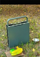 Table pliante de camping multifonctionnelle légère et portable 6 places, robuste pour intérieur/extérieur, fêtes et barbecues, avec poignée de transport