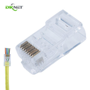 Dknet nhà máy 8P8C cáp <span class=keywords><strong>Ethernet</strong></span> CAT5e CAT6 UTP <span class=keywords><strong>RJ45</strong></span> kết nối - Product Image 5