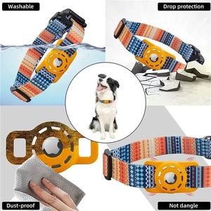 Collar Airtag para perros y gatos Collar para mascotas con impresión <span class=keywords><strong>digital</strong></span> con cubierta protectora, accesorios ajustables para mascotas de tamaño pequeño/mediano - Product Image 2