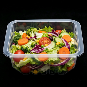 Barquette thermoscellable en PP recyclable transparente, barquette d'emballage jetable <span class=keywords><strong>de</strong></span> qualité alimentaire hermétique pour la <span class=keywords><strong>conservation</strong></span> des poivrons frais - Product Image 2