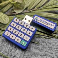 OEM Custom USB Flash Drives Creative PVC Pen Design 8GB a 128GB Rango de capacidad USB 2,0 Interfaz para regalos promocionales