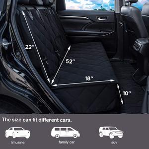 Housse de siège de voiture pour <span class=keywords><strong>chien</strong></span> de <span class=keywords><strong>banc</strong></span> pour siège arrière housses de siège imperméables protecteur Durable pour fourrure d'animal de compagnie et housse de siège arrière lavable à la boue - Product Image 3