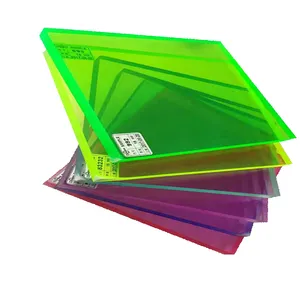 Acryl-Lieferant mehrere durchsichtige transparente farbiges heißes Design Guss-Pmma-Kunststoff-Glas-Acrylblech