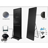 Afficheur LED sur pied P2.5 IP65 avec animation pour l'affichage des promotions hebdomadaires des supermarchés, haute résolution et mise à jour à distance