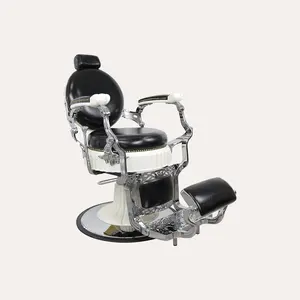 LightSpa Salon móveis equipamentos de cabeleireiro cadeira de barbeiro barato homens cabeleireiro cadeiras metal cadeira de barbeiro