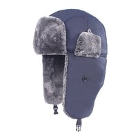 Gorro Ushanka de Punto Personalizado Unisex para Invierno, Gorro Ruso de Cosaco, Piloto, Aviador
