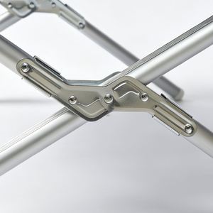 New Design High Quality Aluminum Alloy <b>Folding</b> <b>Cot</b> with Breathable Oxford Fabric Durable & Adjustable Height for Outdoor Use - Product Image 4