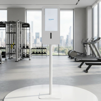 Bodydot Fitness - Entraîneur de gym intégré - Écran tactile LCD - Utilisation commerciale - Unisexe - Alliage d'aluminium - Sans fil - Fréquence cardiaque